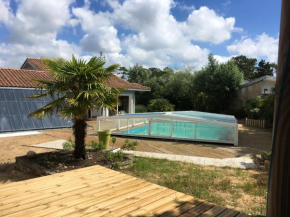 Villa de 3 chambres avec piscine privee et jardin clos a Saint Hilaire de Riez a 1 km de la plage